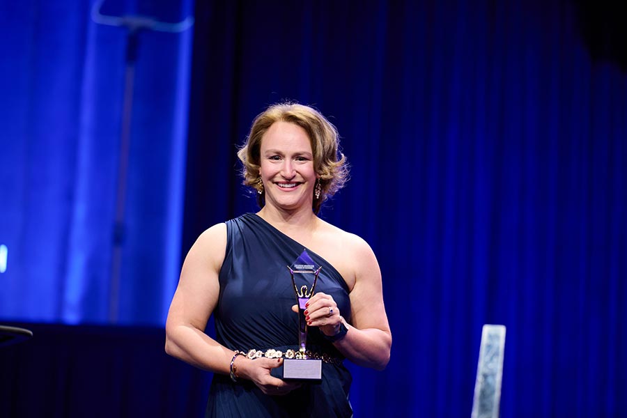 Carolyn Apostolou Coaching Stevie Award